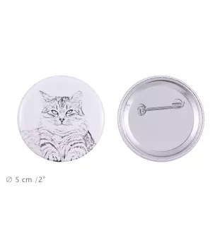 Chat de Sibérie - collection de magnets uniques, photo personnelle, marque Art-Dog