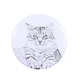 Chat de Sibérie - collection de magnets uniques, photo personnelle, marque Art-Dog