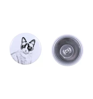 Snowshoe  kolczyki z kotem mały Art-Dog