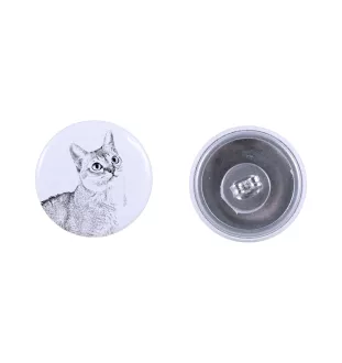 Kot singapurski kolczyki z kotem mały Art-Dog