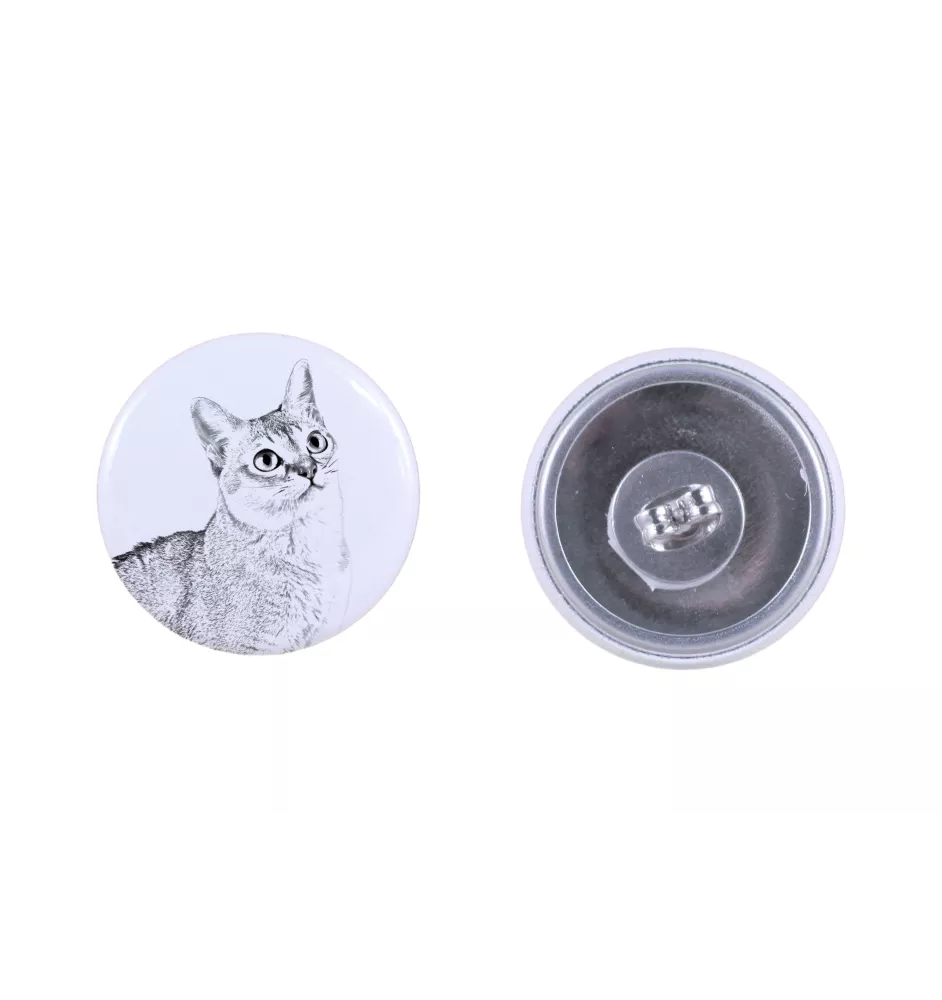 Kot singapurski kolczyki z kotem mały Art-Dog