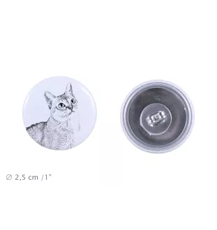 Kot singapurski kolczyki z kotem mały Art-Dog