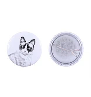 Schneeschuh-Katze Rucksack decoration, personalized badge, perfect gadget for animal lovers from the Art-Dog brand