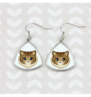 Siberian - elegant metal earrings as a gift from the Art-Dog brand