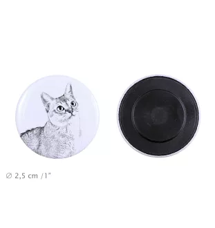 Kot singapurski magnes z kotem mały Art-Dog