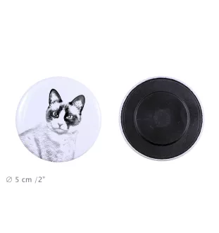 Chat Snowshoe - collection de magnets uniques, photo personnelle, marque Art-Dog