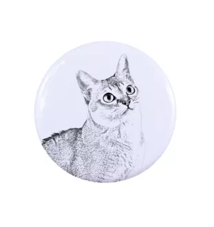 Singapura Cat - unique ring, handmade, women's jewelry by Art-Dog