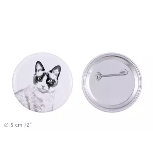 Snowshoe Cat - collection of unique magnets, own photo, Art-Dog brand