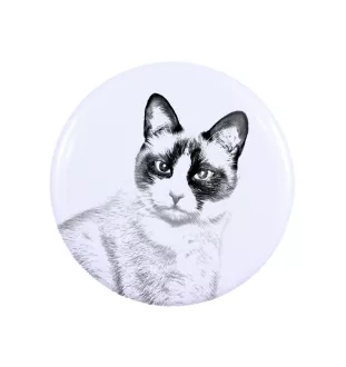 Schneeschuh-Katze - Sammlung von einzigartigen Magneten, eigenes Foto, Marke Art-Dog