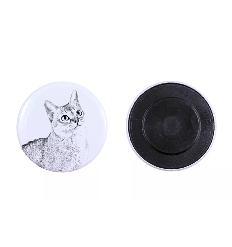 Chat Singapour - collection de magnets uniques, photo personnelle, marque Art-Dog