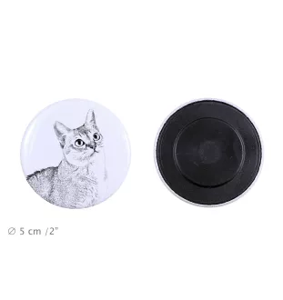 Singapura Katze - Sammlung von einzigartigen Magneten, eigenes Foto, Marke Art-Dog