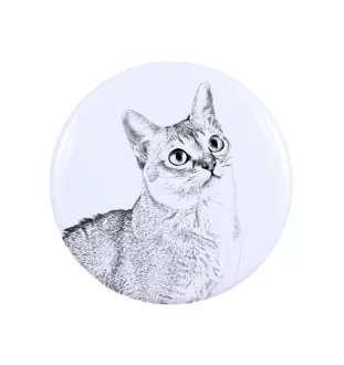 Singapura Katze - Sammlung von einzigartigen Magneten, eigenes Foto, Marke Art-Dog