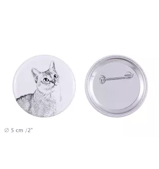 Chat Singapour - collection de magnets uniques, photo personnelle, marque Art-Dog