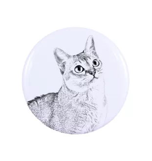 Singapura Katze - Sammlung von einzigartigen Magneten, eigenes Foto, Marke Art-Dog