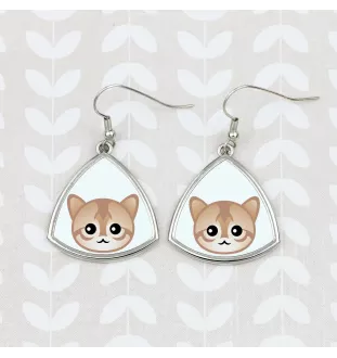 Singapura - elegante Metall-Ohrringe als Geschenk der Marke Art-Dog