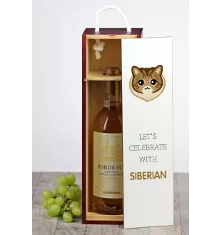Syberyjski pudło na wino z kotem Art-Dog