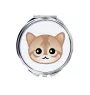 Singapura - pocket mirror for a purse by Art-Dog