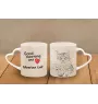Sibérien - tasse avec un chat, une tasse adorable avec une anse en forme de cœur, un cadeau universel de la marque Art-Dog