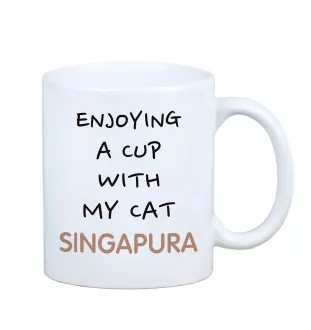 Singapura - tasse avec graphisme et logo de la marque Art-Dog