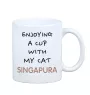 Singapura - tasse avec graphisme et logo de la marque Art-Dog