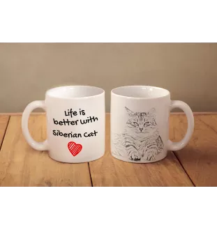 Sibirische - Tasse mit Katze, Tasse mit Bild, personalisiertes Geschenk der Marke Art-Dog