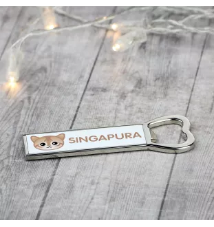 Singapura - bottle opener with the graphics and logo of the Art-Dog brand