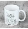 Sibirische - Tasse mit Katze, fröhliche Tasse für Hundefreunde, personalisiertes Geschenk der Marke Art-Dog