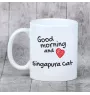 Singapura - tasse avec un chat, tasse personnalisée avec impression, cadeau classique pour tous de la marque Art-Dog