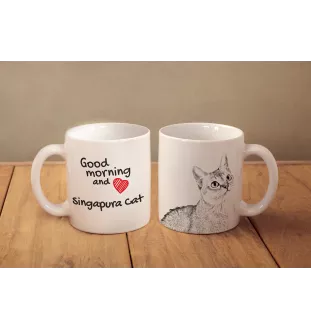 Singapura - cat mug, personalized mug with print, classic gift for everyone from the Art-Dog brand