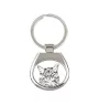 Somali Cat - keychain with a cat, keychain with a print, personalized pendant from the Art-Dog brand