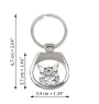 Somali Cat - keychain with a cat, keychain with a print, personalized pendant from the Art-Dog brand