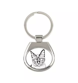 Tonkinese Cat - keychain with a cat, keychain with a print, personalized pendant from the Art-Dog brand