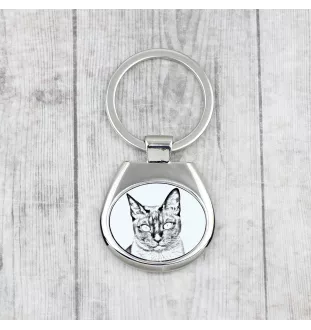 Tonkinese Cat - keychain with a cat, keychain with a print, personalized pendant from the Art-Dog brand