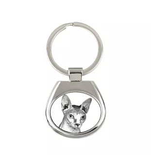 Sphynx - keychain with a cat, keychain with a print, personalized pendant from the Art-Dog brand