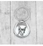 Sphynx - porte-clés avec un chat, porte-clés imprimé, breloque personnalisée de la marque Art-Dog