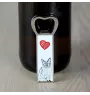Tonkinese Cat - bottle opener with a cat, personalized fridge opener, unique gift for men by Art-Dog brand