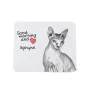 Sphynx - tapis de souris imprimé, tapis de souris personnalisé avec un chat, un gadget unique pour un employé de bureau de la marque Art-Dog