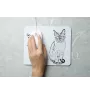 Tonkinese Katze - Mauspad mit Druck, personalisiertes Mauspad mit Katze, einzigartiges Gadget für Büroangestellte von Art-Dog.