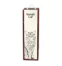 Chat Somali - boîte à vin avec un chat, boîte à alcool avec une illustration, boîte personnalisée pour cadeau de la marque Art-Dog