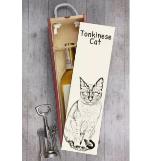 Kot tonkijski pudełko na wino z kotem Art-Dog