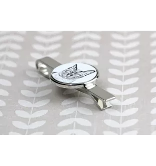Tonkinese Cat - cat tie clip, personalized tie clip, unique gift for men from Art-Dog brand