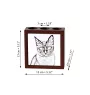 Tonkinese Katze - Stifthalter mit Katze, Schreibtischorganizer mit Aufdruck, personalisierte Schreibtischdekoration von der Marke Art-Dog