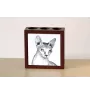 Sphynx - porte-stylo avec un chat, organiseur de bureau avec impression, décoration de bureau personnalisée de la marque Art-Dog