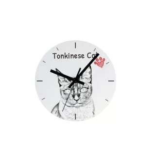 Kot tonkijski zegar ze zdjęciem z konia Art-Dog