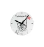 Tonkinese Cat - wall clock with a cat, shelf clock with a print, personalized home decoration from the Art-Dog brand
