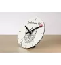 Tonkinese Cat - wall clock with a cat, shelf clock with a print, personalized home decoration from the Art-Dog brand