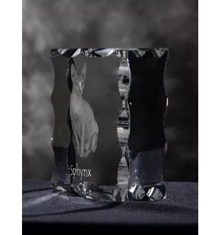 Sfinks ramka kryształowa z kotem Art-Dog