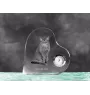 Somali zegar w kształcie serca z kotem Art-Dog