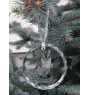 Chat tonkinois - boule de Noël en cristal avec une photo, photo d'un chat dans le cristal, décoration personnalisée pour sapin de Noël de la marque Art-Dog