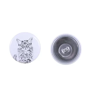 Somali-Katze - Ohrringe mit geliebter Katze, eigenes Foto, perfektes Accessoire für Katzenliebhaber von der Marke Art.-Dog